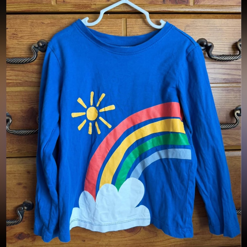 Hanna Andersson long sleeve "Art Tee" size 6-7